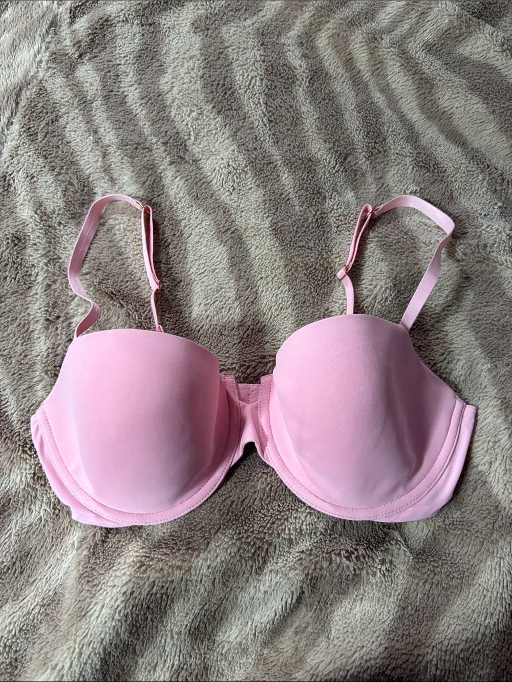 Victoria Secret Very Sexy Push Up Without Padding Bubble Gum Pink Bra Sz 36D